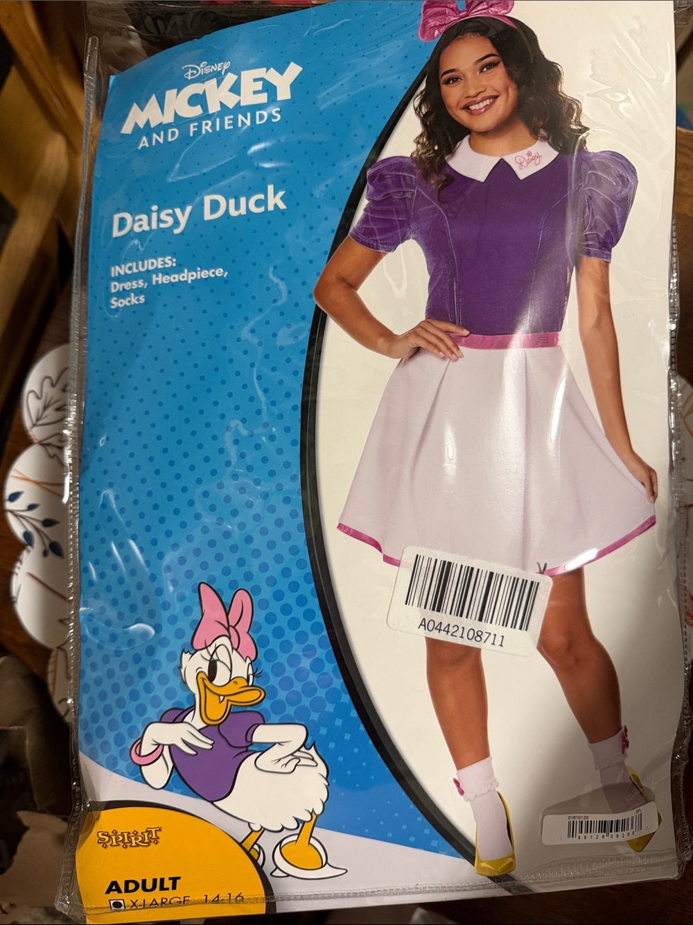 Disney Daisy Duck Costume - Purple, White, Pink
